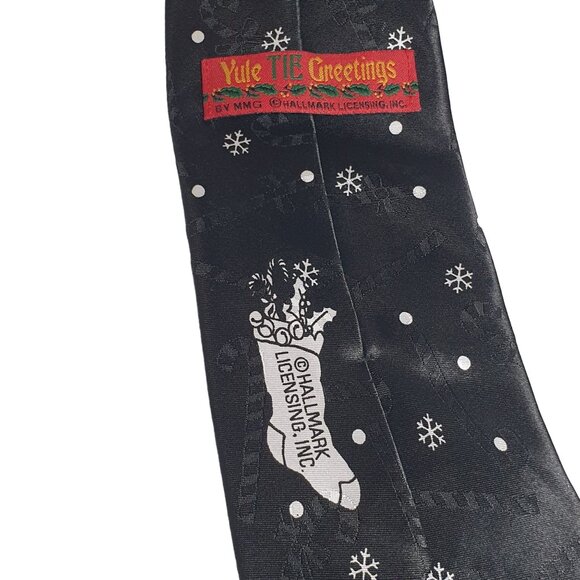 Hallmark Christmas Reindeer Tie Mens Novelty Holiday Neckwear Festive Presents - Picture 4 of 5